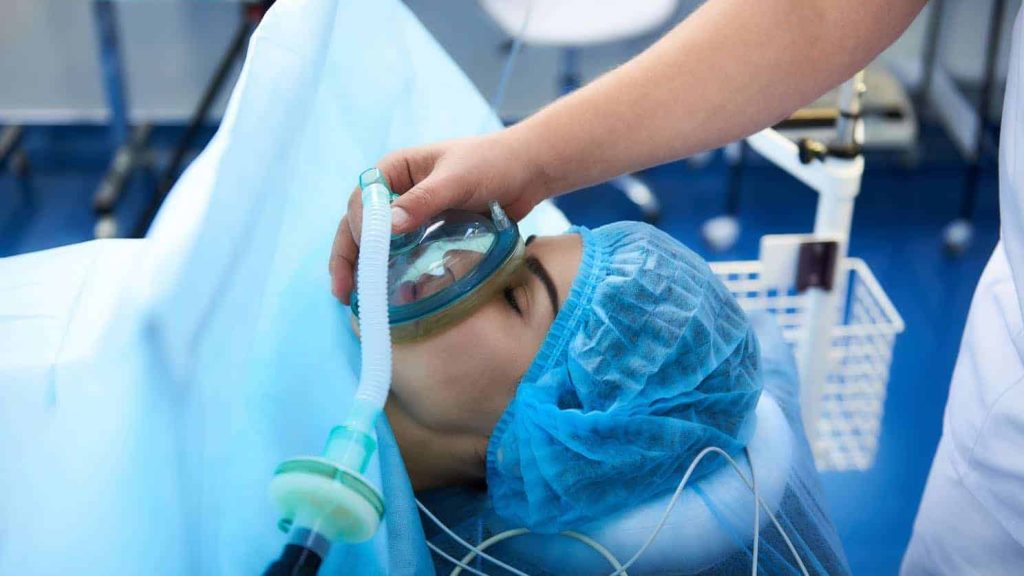 types of anaesthesia